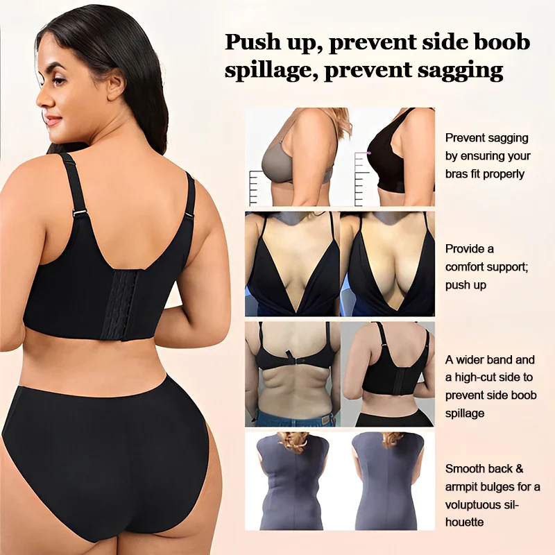 Glamoushape® Full-Coverage Back Smoothing Bra