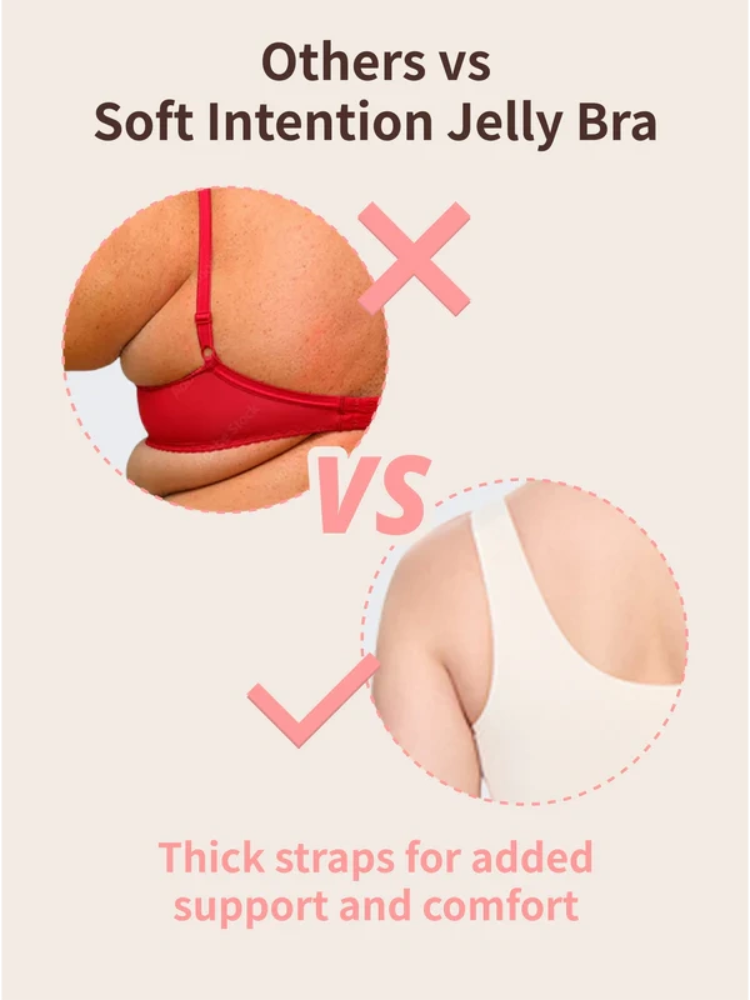 Glamoushape® Antibacterial Seamless Wire-Free Jelly Bra