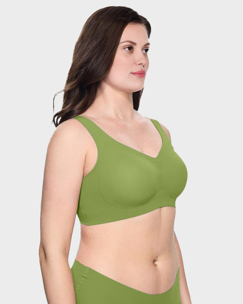 Glamoushape® Antibacterial Seamless Wire-Free Jelly Bra