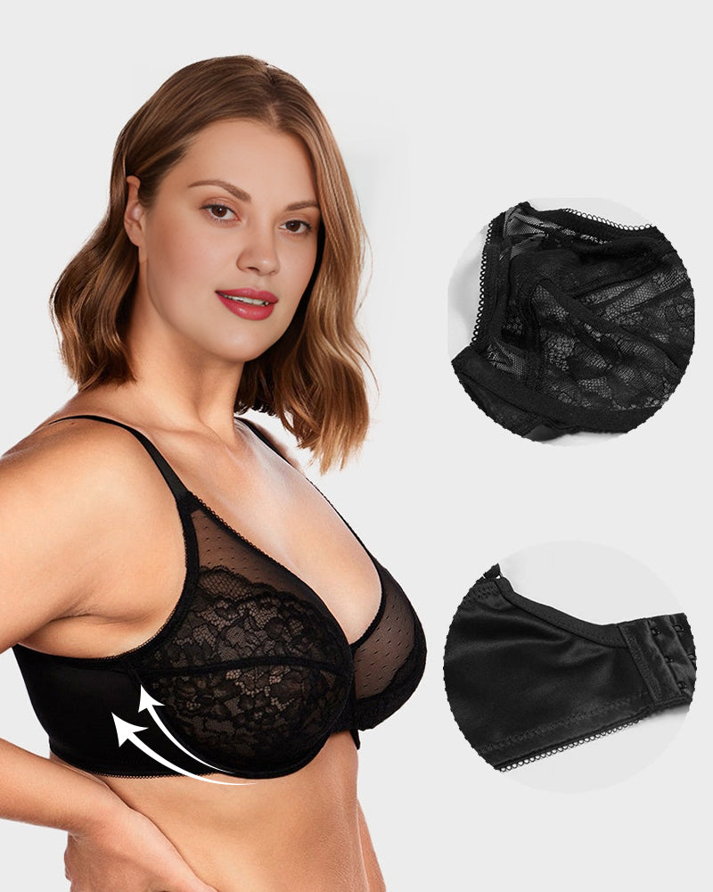 Glamoushape® Magiclift Lace Minimizer Bra | Supportive Everyday Fit