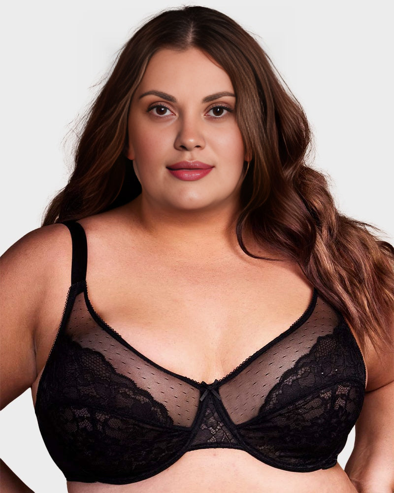 Glamoushape® Magiclift Lace Minimizer Bra | Supportive Everyday Fit