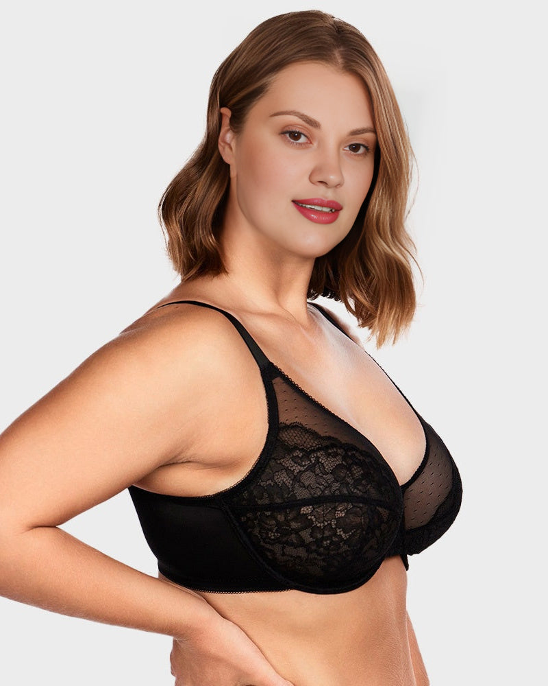 Glamoushape® Magiclift Lace Minimizer Bra | Supportive Everyday Fit