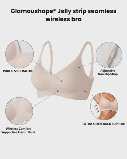 Glamoushape® Jelly strip seamless wireless bra
