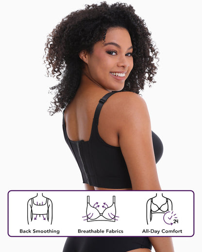 Glamoushape® Full-Coverage Back Smoothing Bra